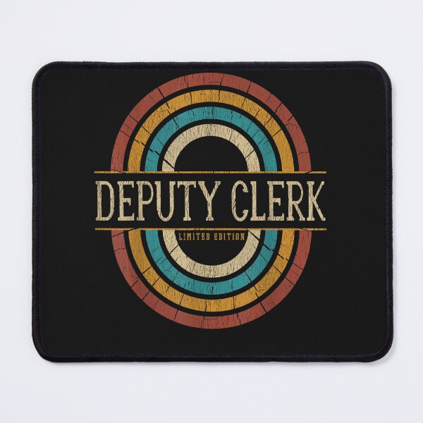 Item preview, Deputy Clerk Vintage Retro  designed and sold by bridieshana717.