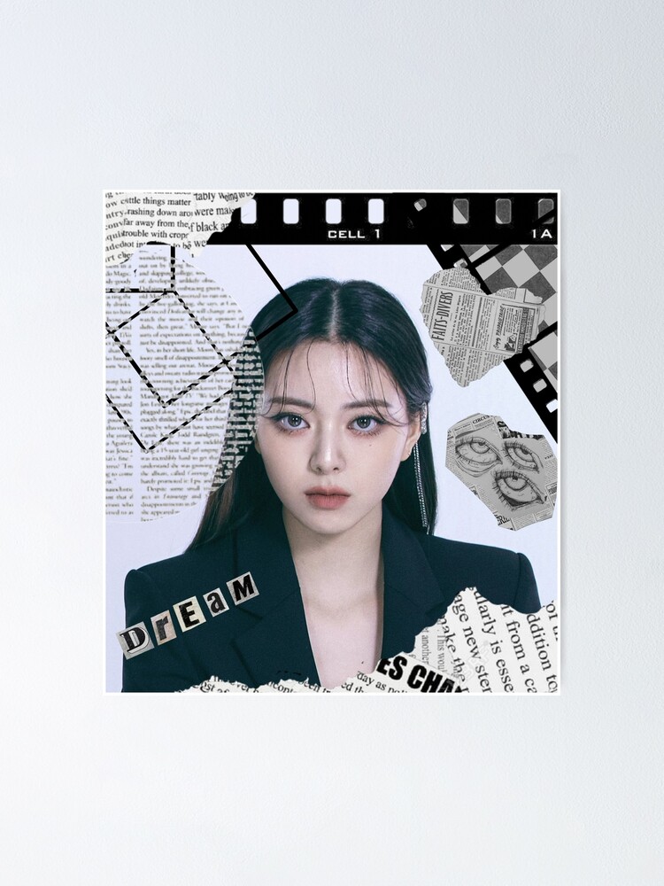 Yuna - Official Poster ITZY Mini Album Checkmate Kpop