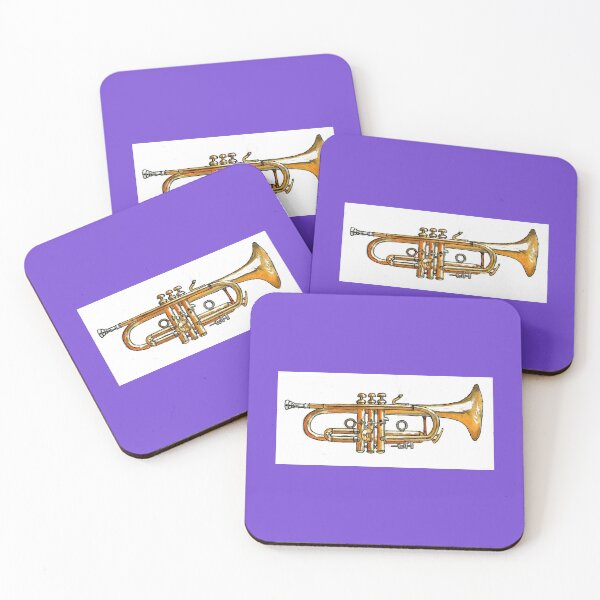 Item preview, Trumpet - Watercolor and Ink  designed and sold by DonSylvester.