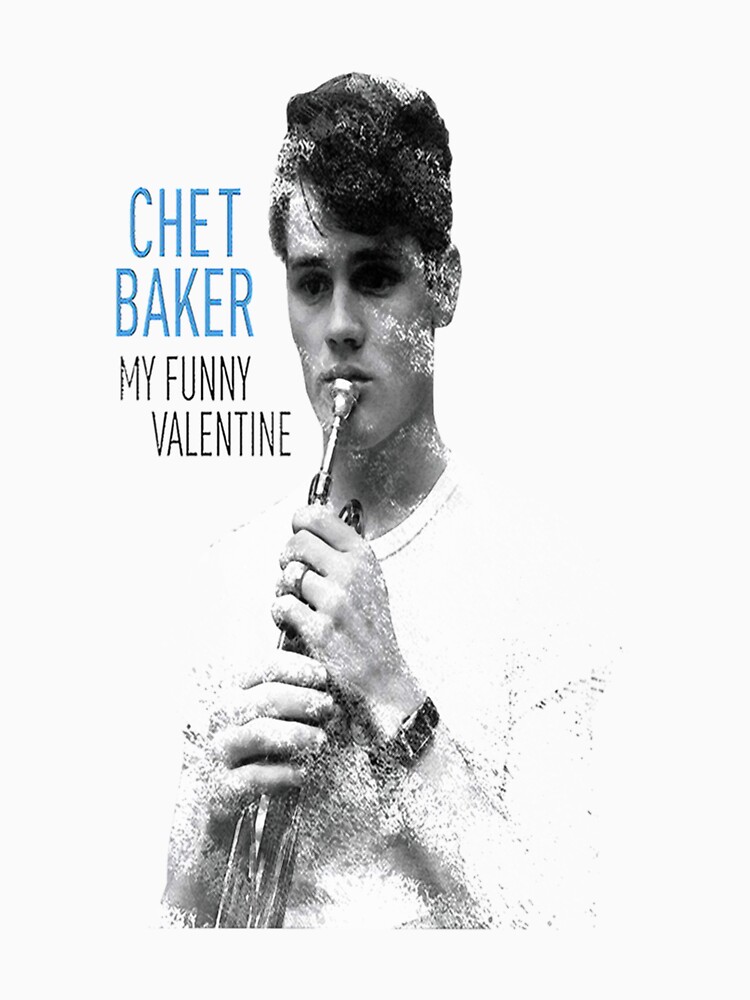 Chet Baker - Great Jazz Musician II” graphic tee, pullover hoodie, tank,  onesie, and pullover crewneck by BlackLineWhite Art.