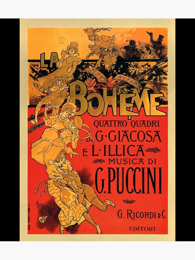 La Boheme - VINTAGE POSTER