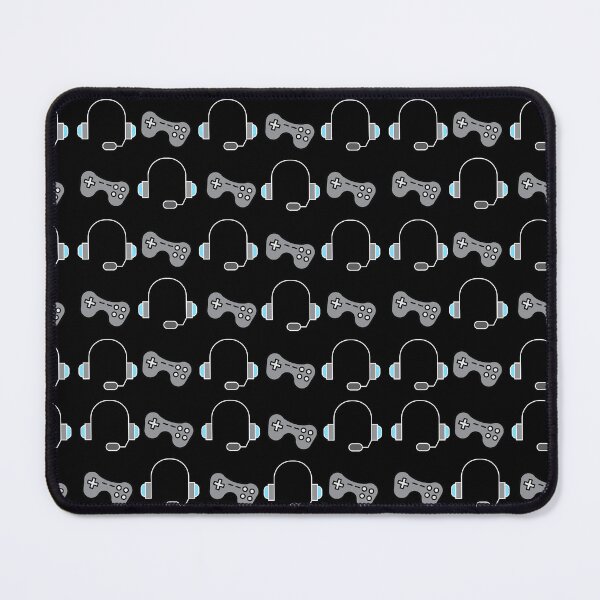 Item preview, Cool Black Video Game Controller Gamer Pattern designed and sold by Epic Love Designs.