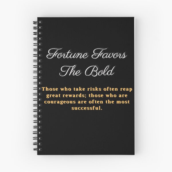 Item preview, Fortune favors the bold designed and sold by Achkour25.