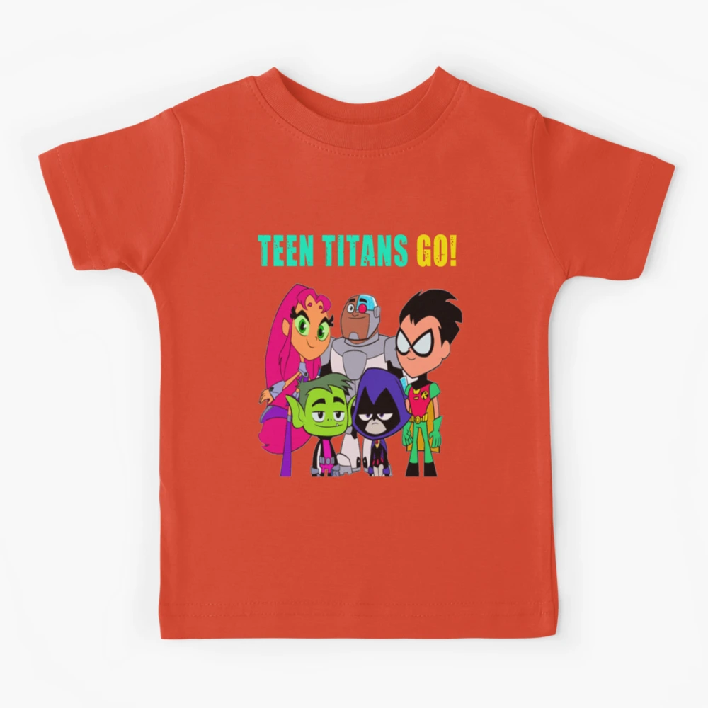  Teen Titans Go - Camiseta roja para niño, diseño de personajes  y logo, Rojo - : Ropa, Zapatos y Joyería