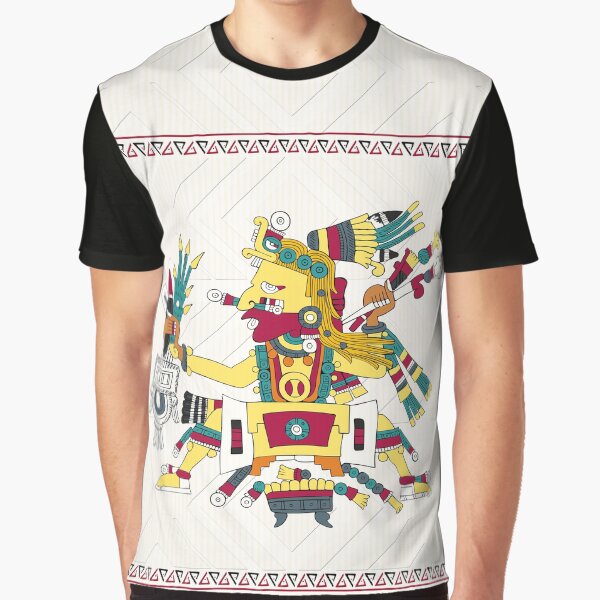 Artikel-Vorschau von Ometeotl - Borgia-Grafik-T-Shirt, designt und verkauft von Aztectees.