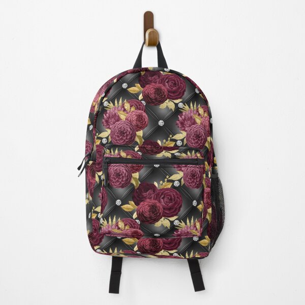 Item preview, Elegant burgundy floral pattern designed and sold by Marcu Ioachim.