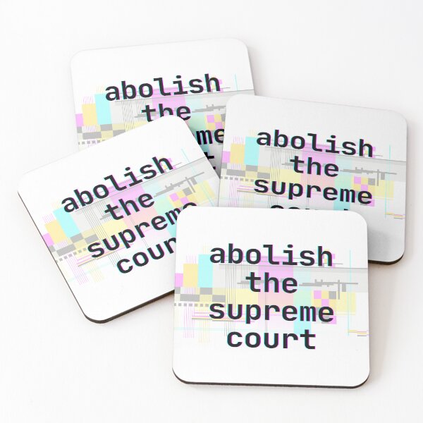 Item preview, Abolish the Supreme Court Glitch - Futuristic Digital Glitch designed and sold by SayWhatYouFeel.