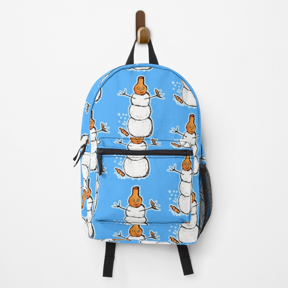 Pop Bottle Snowman Backpack