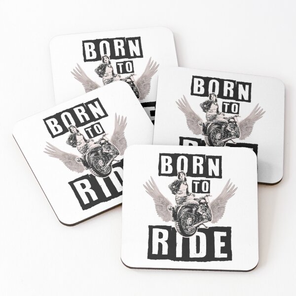 Item preview, motorcycle riding shirt summer badass born to ride designed and sold by la-petite-folie.