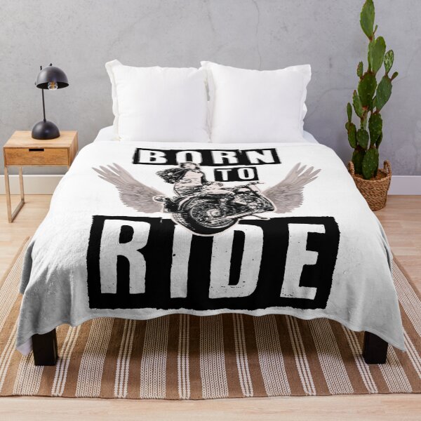 Item preview, motorcycle riding shirt summer badass born to ride designed and sold by la-petite-folie.