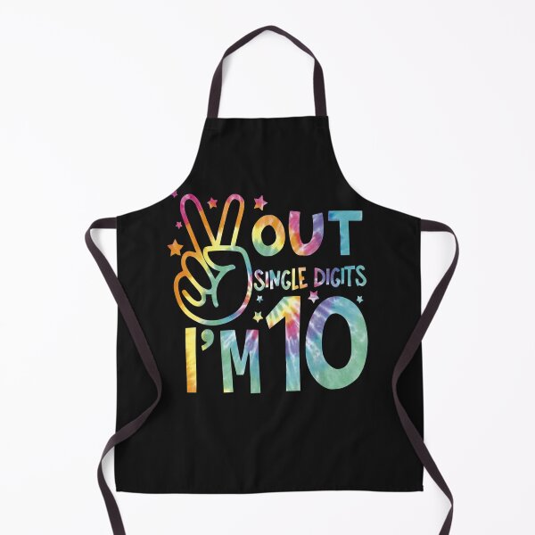 Item preview, Out Single Digits I'm 10 Years for GIRL Pastel Tie Dye designed and sold by bridieshana717.