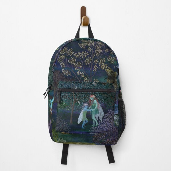 Item preview, Fairy woods - the place I carry in my heart ... Fairies, unicorn, Jackalopes living in a magical forest. designed and sold by Rebecca Reck Art.