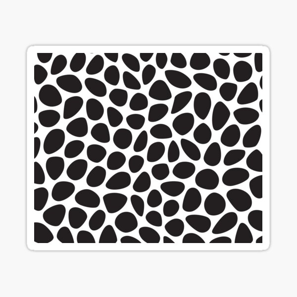 "Seamless Patterns Black and White Background" Sticker for Sale by
