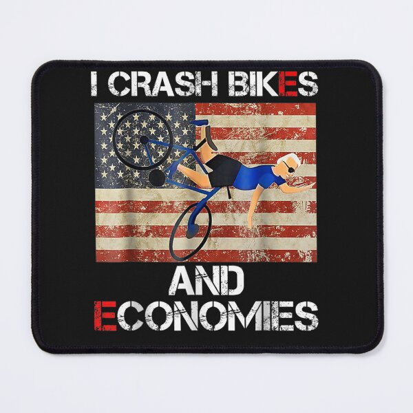 Item preview, I Crash Bikes and Economies Joe Biden Falling off bike  designed and sold by bridieshana717.