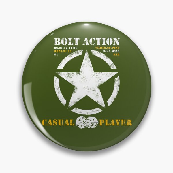 Item preview, WWII US army Bolt Action Casual Player designed and sold by totemsofwar.