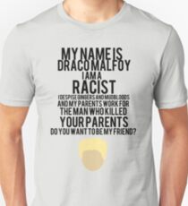 12 Days of StarKid: Malfoy Unisex T-Shirt