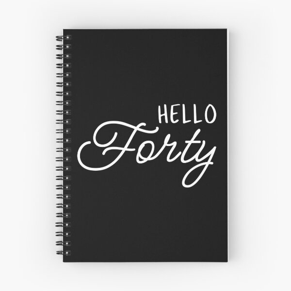 Item preview, Hello Forty I - 40th Birthday Gift designed and sold by Lemon Pepper.