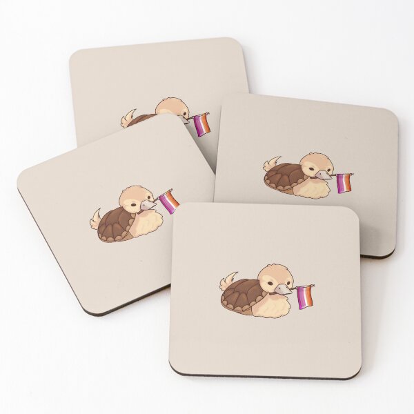 Item preview, ATLA Turtle Duck with Lesbian Flag designed and sold by Zolzo.