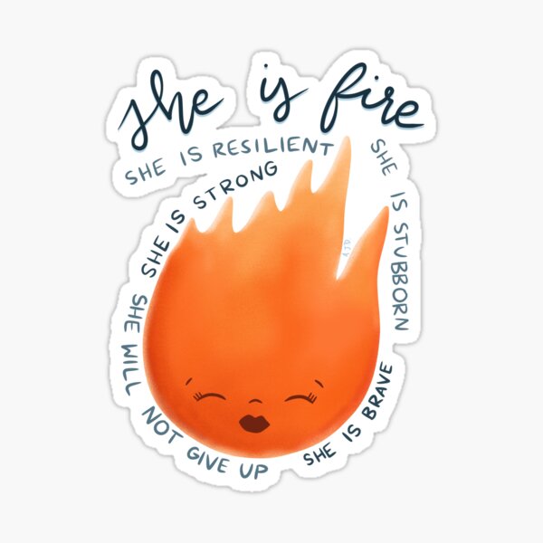 Item preview, "She is Fire" designed and sold by misslovelymess.