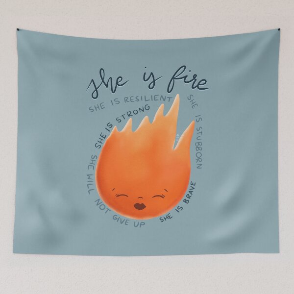 Item preview, "She is Fire" designed and sold by misslovelymess.