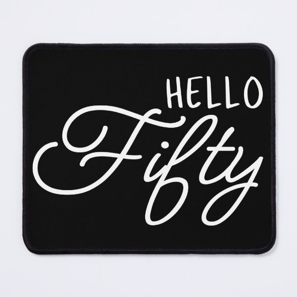 Item preview, Hello Fifty I - 50th Birthday Gift designed and sold by Lemon Pepper.