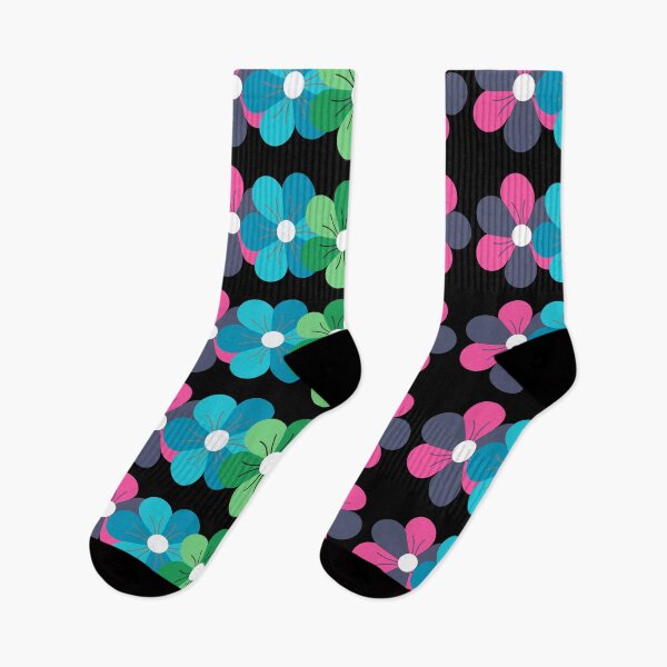 Item preview, Posie Flowers  - Black  designed and sold by greenrange.
