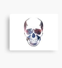 Interstellar Space Skull Canvas Print