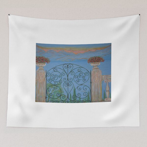 Item preview, View Of Bellagio From Balbianello .summer patterns trendy gate designed and sold by Vincent Loverso.