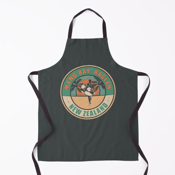 Item preview, Manu Bay New Zealand Vintage Summer Surfing Design designed and sold by CynthiaGraphics.