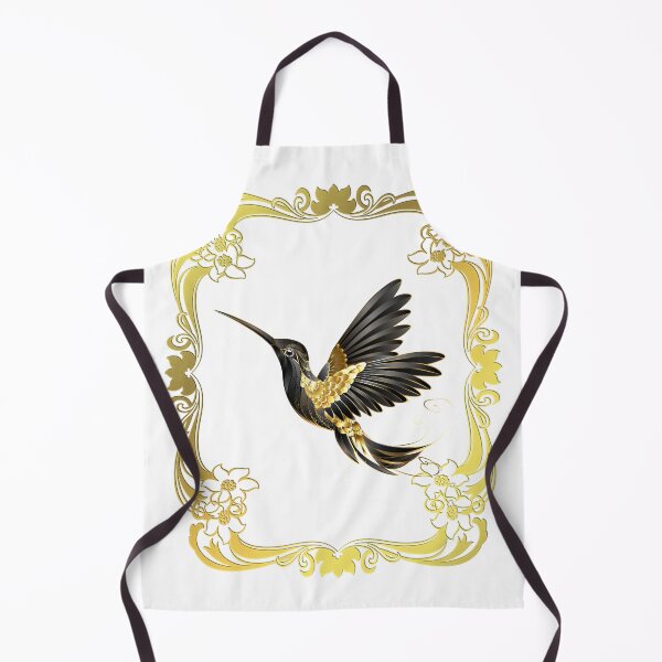 Item preview, Black and Gold Hummingbird in Golden Rectangular Frame - steampunk designed and sold by Mechanical-Artt.