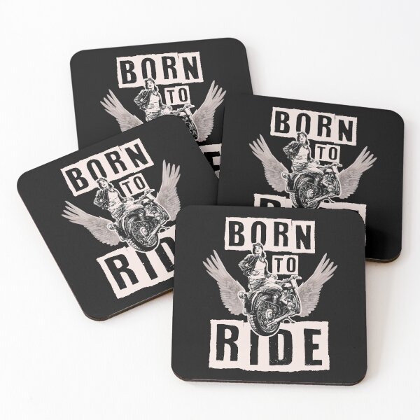 Item preview, motorcycle riding shirt summer badass born to ride designed and sold by la-petite-folie.