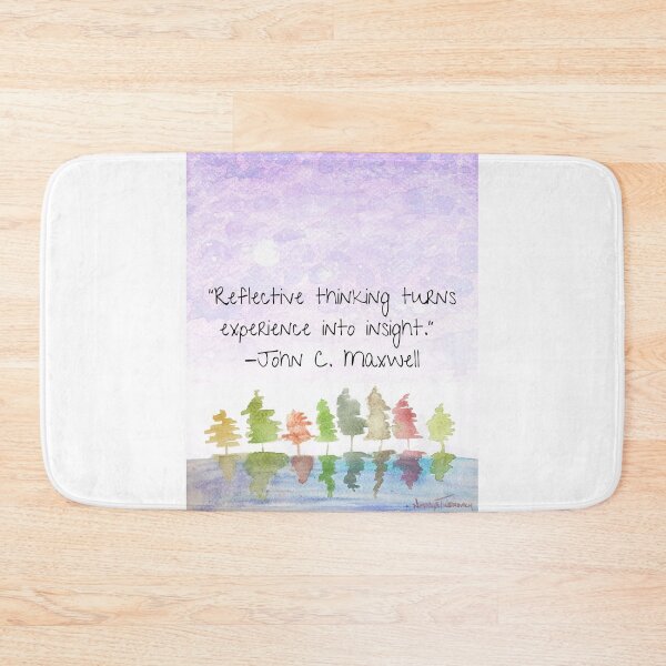 Item preview, Reflective thinking turns experience into insight designed and sold by Praline Creative.