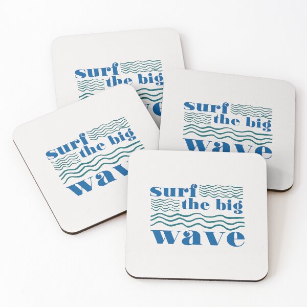 Item preview, Surf the Big Wave (blue / turquoise) designed and sold by Belcordi.