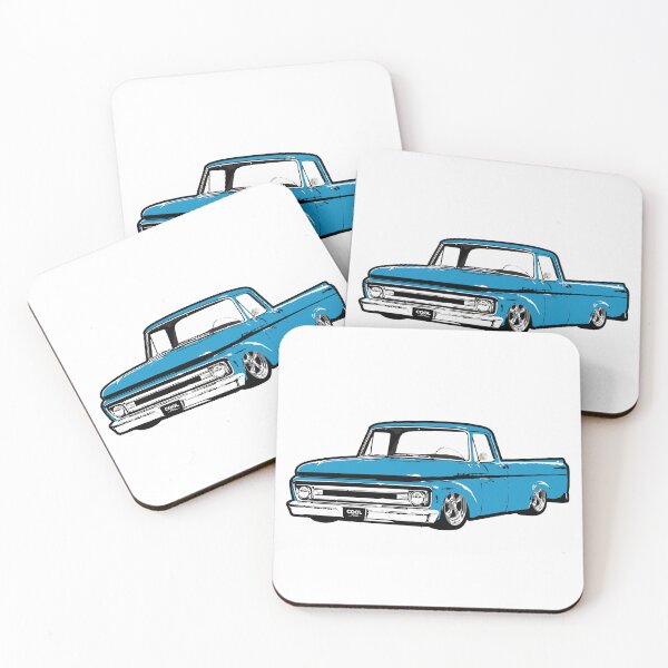 Item preview, Blue 60s Lowered F Truck designed and sold by CoolRide.