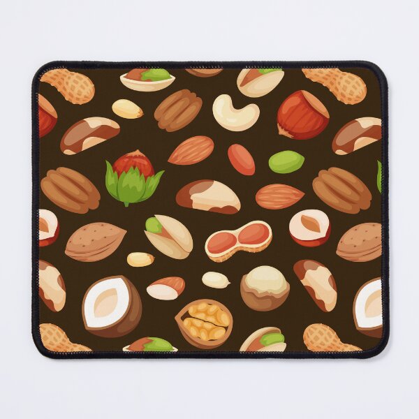 Item preview, Assorted Nuts and Seeds Pattern designed and sold by Alicia Chee.