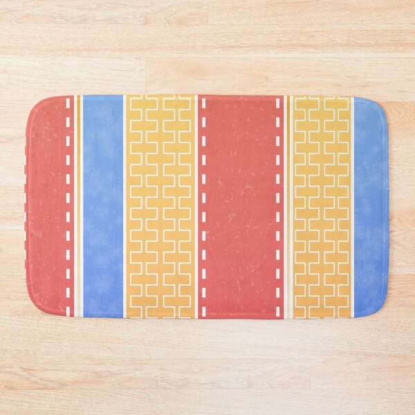 Item preview, red retro vertical lines designed and sold by MinEkkoArt.