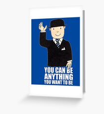 MR BENN KIDS CHILDRENS CULT TV 70'S 80'S RETRO CARTOON BBC SLOGAN FUNNY Greeting Card