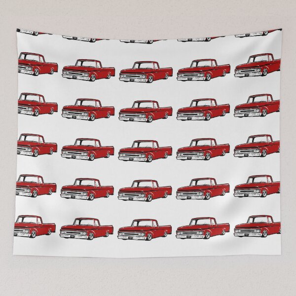 Item preview, Red 60s Lowered F Truck designed and sold by CoolRide.