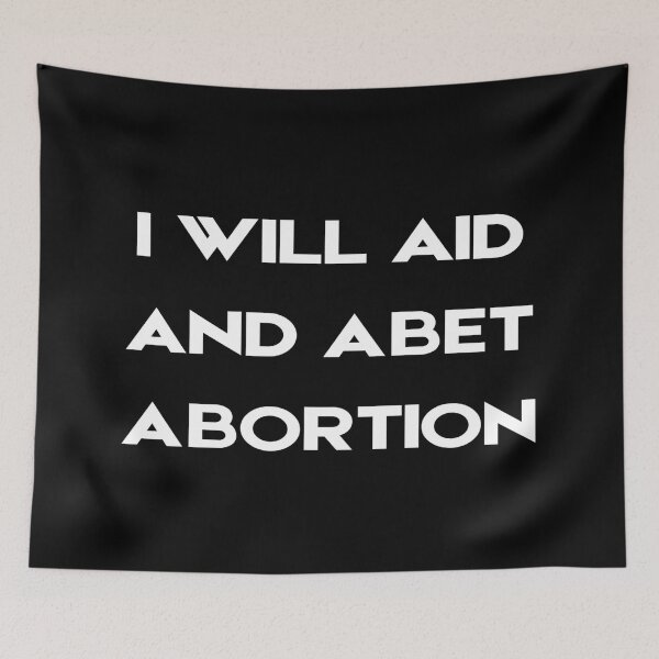 Item preview,  I will aid and abet abortion | abortion rights designed and sold by Giovanni's  Brown Quotes.
