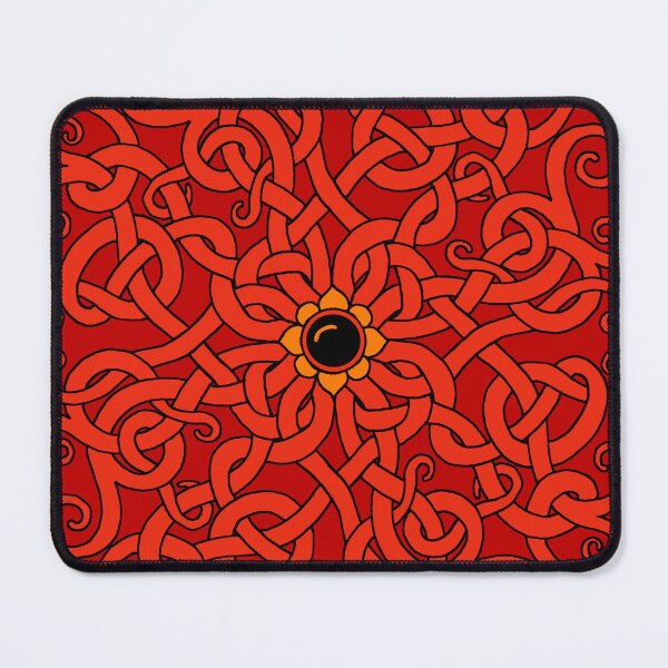 Item preview, Celtic Octopus Tentacles in reds designed and sold by ingridthecrafty.