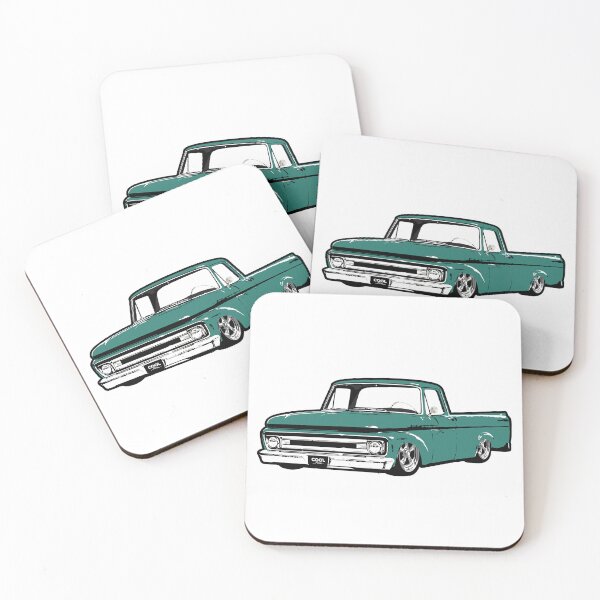 Item preview, Turquoise 60s Lowered F Truck designed and sold by CoolRide.
