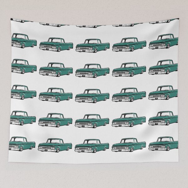 Item preview, Turquoise 60s Lowered F Truck designed and sold by CoolRide.