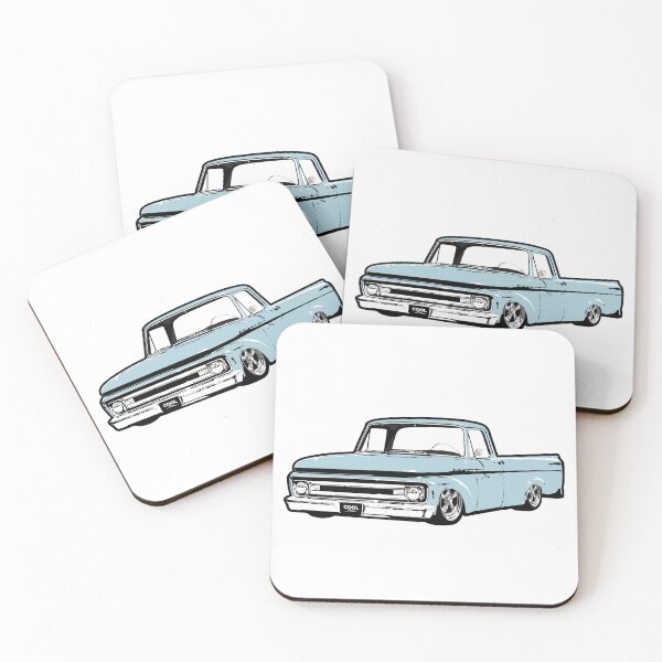 Item preview, Light Blue 60s Lowered F Truck designed and sold by CoolRide.