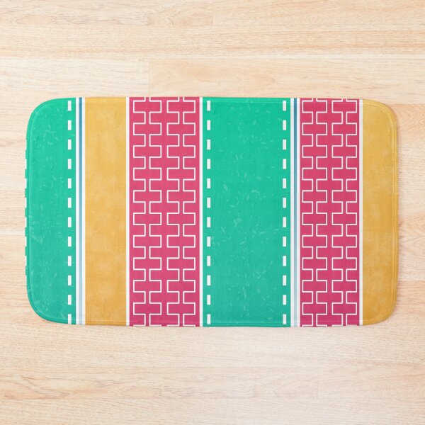 Item preview, Turquoise retro vertical lines designed and sold by MinEkkoArt.