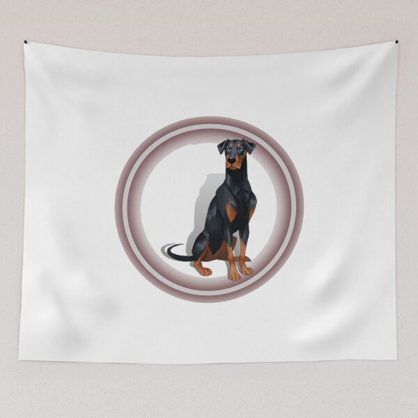 Item preview, cute guard dog designed and sold by HdanRDesign.