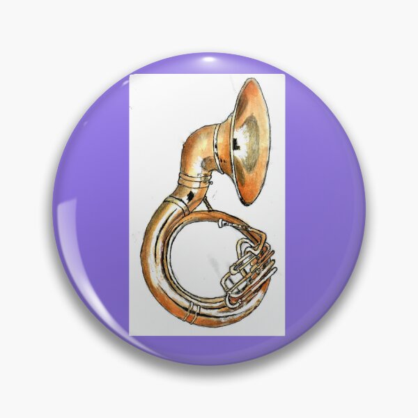 Item preview, Tuba - Watercolor and Ink designed and sold by DonSylvester.