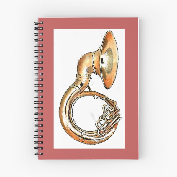 Item preview, Tuba - Watercolor and Ink designed and sold by DonSylvester.