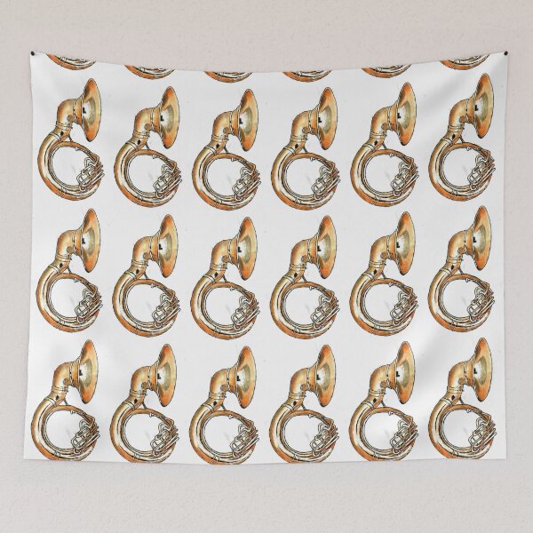 Item preview, Tuba - Watercolor and Ink designed and sold by DonSylvester.