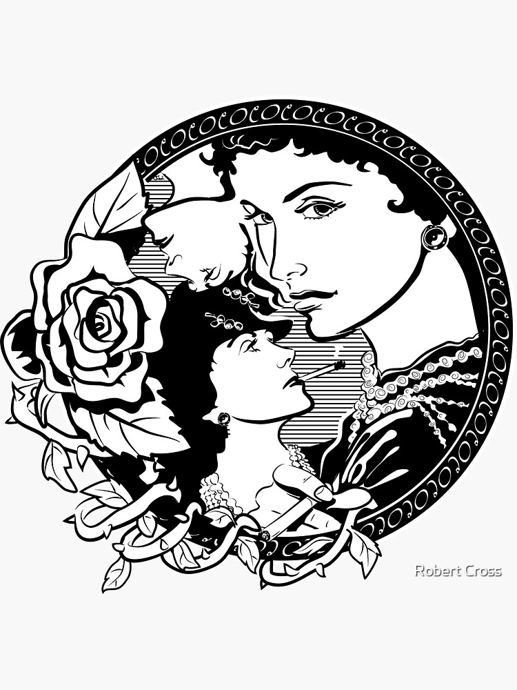 Coco Chanel. Bad-Ass. Sticker for Sale by Robert Cross
