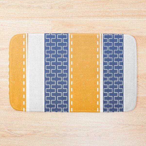 Item preview, yellow retro vertical lines designed and sold by MinEkkoArt.